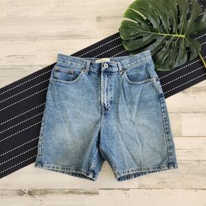 Gap Vintage High Waisted Denim Jean Shorts Medium Wash Size 10